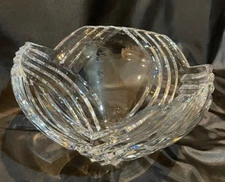 Stunning Lenox 9” Crystal Centerpiece Bowl Or Serving Bowl- The Kelly Collection