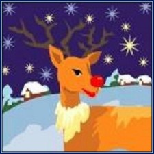 30 Custom Reindeer Personalized Address Labels