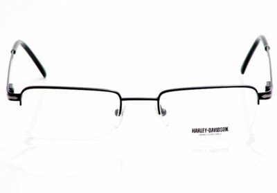 Harley Davidson HD271 BLK Black Semi Rim Optical Eyeglasses Frame 53-21-145