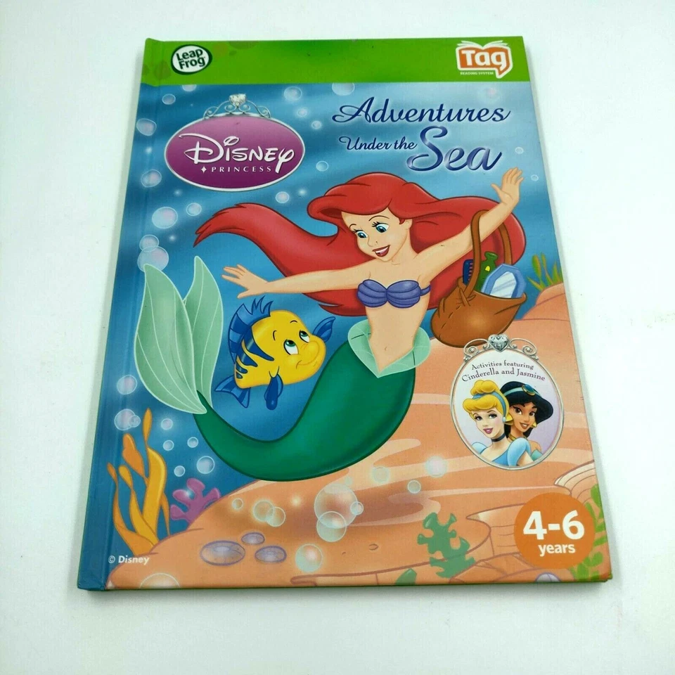 Leap Frog Lot Of 5 Disney Princess Fairies Ozzie Mack Walter Dog Giraffes Books - Image 2 of 4