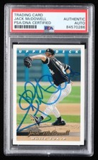 Jack McDowell Signed 1993 Upper Deck #357 Card Auto PSA