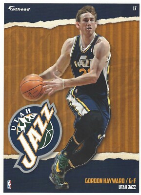  GORDON HAYWARD FATHEAD TRADEABLES UTAH JAZZ BUTLER BULLDOGS DECAL 2014-15 #17
