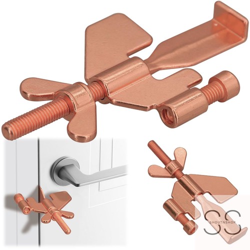 1 PCS Upgraded Portable Door Lock,Home Security Door Locker Travel Lockdown Lock
