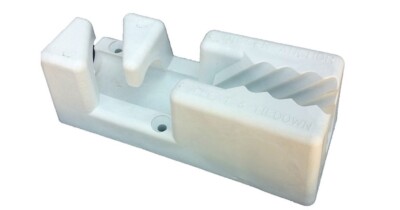 Boat Cleat - Anchoring Docking - Digger Anchor Adjustable Rope Tie off - White