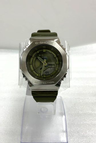 CASIO G-SHOCK Quartz OCTAGON Metal Covered Men's Watch Green GM-S2100-3AJF New - Picture 2 of 10