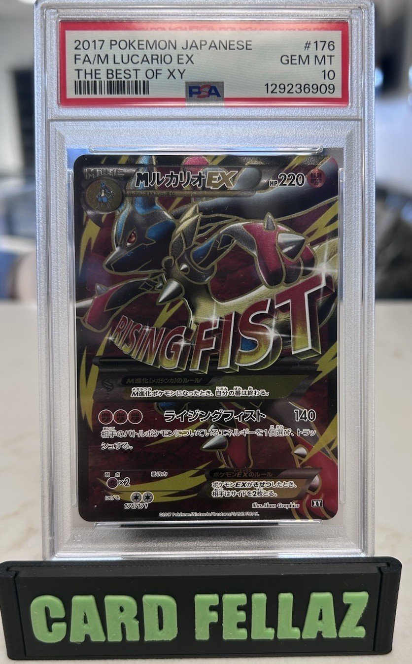 PSA 10 Mega Lucario EX Full Art 176/171 Best of XY Japanese Pokémon Card