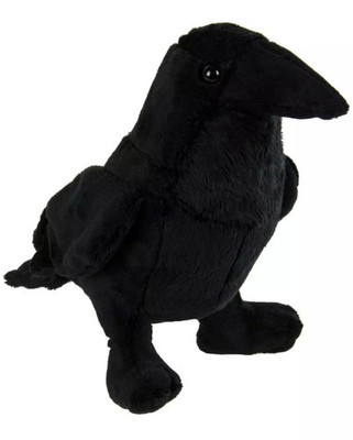 Plüsch Rabe 19cm als Geschenk für Kinder & Halloween-Fans oder als Deko