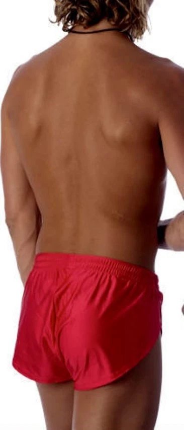 XL Rojo Delfín Pantalones Cortos Hooters Uniforme Correr Caminar Caminar Bikini Cubierta Fútbol Volibol Foto 3 de 4