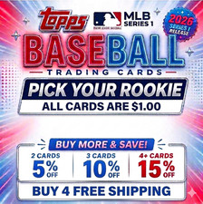 2026 Topps Series 1 Baseball ROOKIES U-Pick Buy 2+ Save / Buy 4 FREE SHIP RC