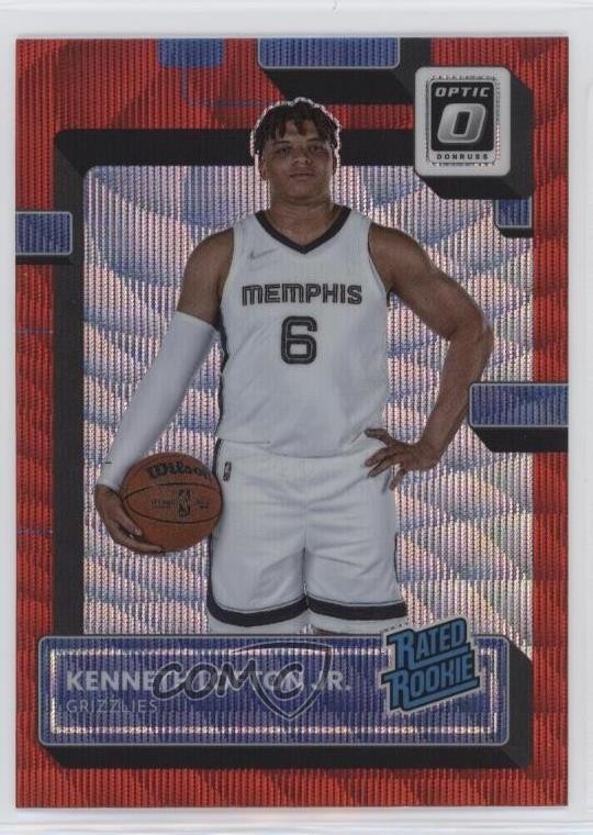 2022 Panini Donruss Optic Rated Rookie Red Wave Prizm Kenneth Lofton Jr #202 et3