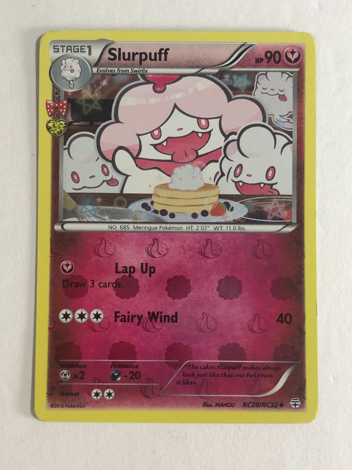 Pokemon TCG Generations Radiant Collection Holographic Slurpuff RC20/RC32 NM
