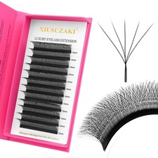 W Shape 5D Eyelash Extensions 0.07 D Curl Pre...
