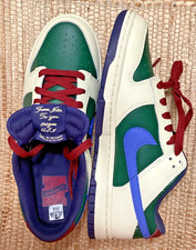 Nike Dunk Low Gorge Green with Red and Green ...