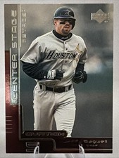 2000 Upper Deck Ovation Center Stage Silver JEFF BAGWELL #CS1  Houston Astros