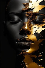 Wall Decor Woman Art Printing Canvas