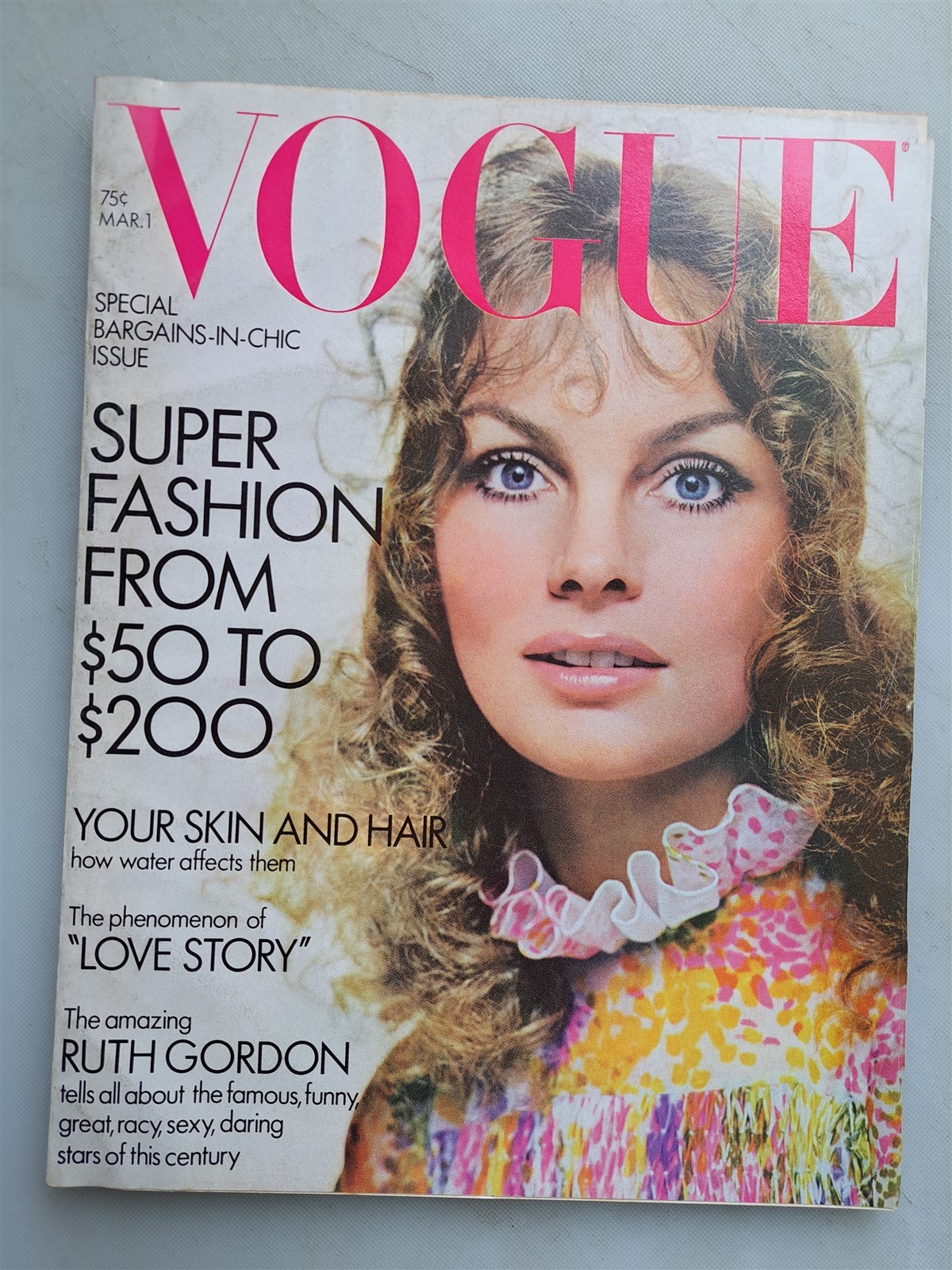 Vogue Magazine March 1, 1971 Issue - Fashions, 