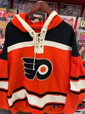 RARE Philadelphia Flyers #19 Nolan Patrick Old Time Hockey NHL Jersey Hoodie XXL