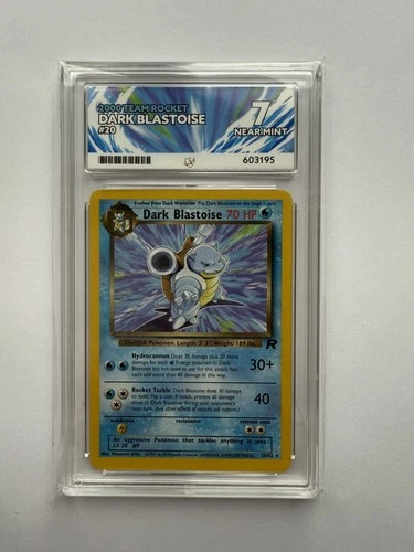 Pokémon TCG Dark Blastoise Team Rocket 20/82 Near Mint ACE 7