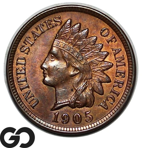 1905 Indian Head Cent Penny, Nice Choice BU++