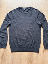 N.Peal 100% Organic Cashmere Dark Grey Jumper Sweater Men’s Small James Bond 007