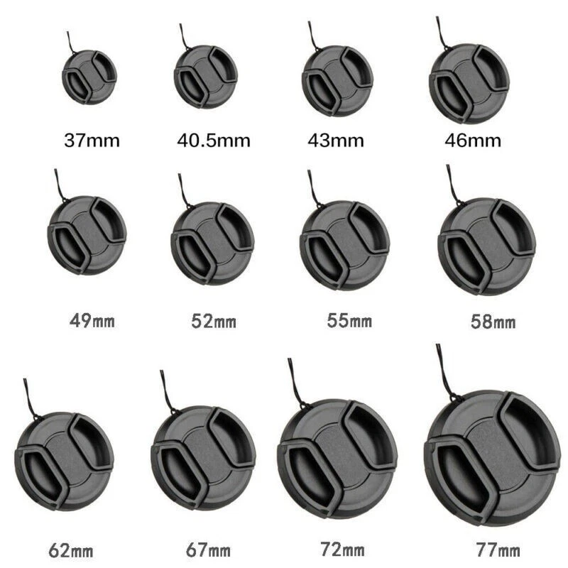 Sony Front Lens Cap Cover 37mm-105mm 1PCS Center Pinch Snap On For Nikon - Image 2 of 4