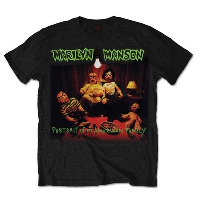 Marilyn Manson Portrait of an American Family offiziell Männer T-Shirt Herren