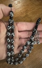 Beautiful Yusur Islamic prayer beads W/silver...