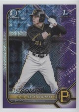 2022 Bowman Chrome Prospects Mega Box Purple Mojo Refractor Jack Suwinski 19ed