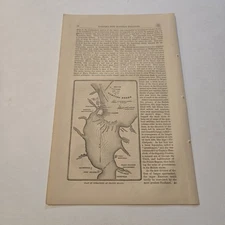 Plan Of Operations Craney Island War Of 1812 c. 1863 Engraving (389)