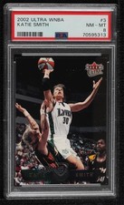 2002 Fleer Ultra WNBA Katie Smith #3 PSA 8 HOF 0jk3
