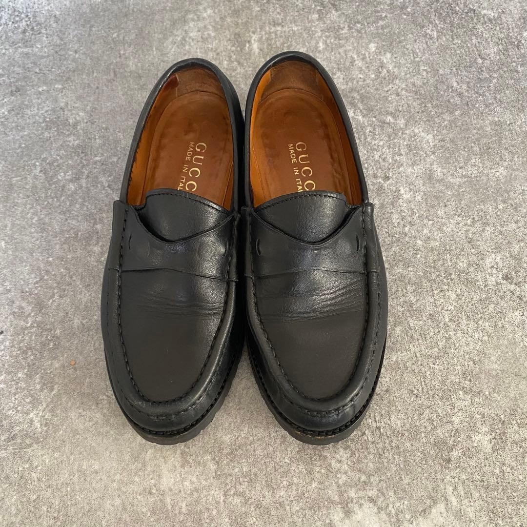 GUCCI Women's Loafers Leather Black EU34.5/US4.5 120223c thumbnail 16