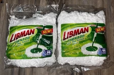 Libman Tornado Spin Microfiber Mop Refill 1 In Pack, Lot Of 2