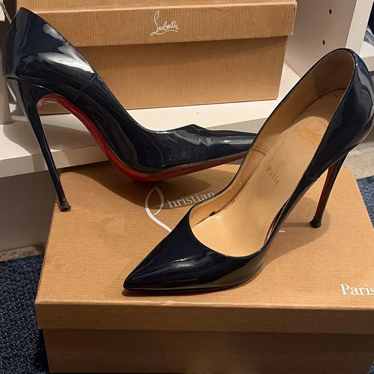 Christian Louboutin Pump Patent Leather Heels for sale | eBay