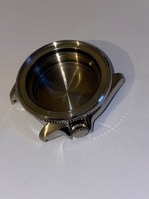 SKX007 Titan Gehäuse-Set   RC0783   Coin Edge Bezel   Gebürstet/Poliert   NEU