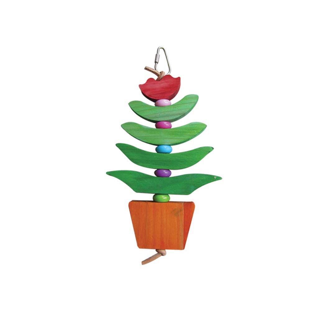 Fantastic Flower Chewable Wood Parrot Toy
