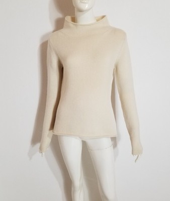Stephan Boya toller lässiger dickerer 100% Kaschmir Pullover Sweater Stehkragen