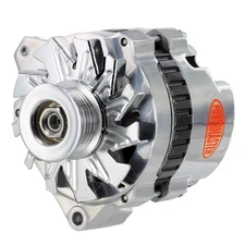Powermaster Street Alternator 105 Amps Polished 12V Gm Cs130 Case 27861