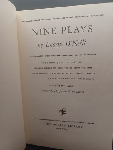 NINE PLAYS by Eugene O'Neill (1941) Modern Library Edition - Picture 9 of 9