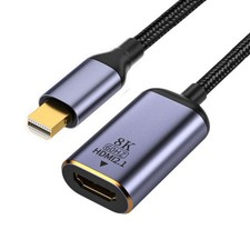 Mini DisplayPort to HDMI Adapter,Mini DP DisplayPort 1.4 Source Male to HDMI ...