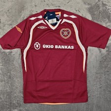 Heart Of Midlothian 2007/2008 Heim Fußballtrikot *neu mit Etikett* Umbro Medium Jungen