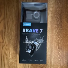 NEW-AKASO Brave 7 Dual Color Screens Waterproof Black Action Camera