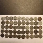 (50ct Roll) 1943 WWII Lincoln Steel Wheat Cents (P,D,S Mints),Original Condition