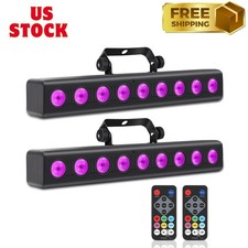LED Stage Light Bar,50W LED 4in1 RGBW DJ Lights Bar with Remote Control Sound