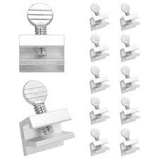 12 PCS Aluminum Sliding Window Security Locks Easy Install Safety Hardware