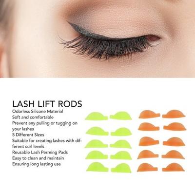 5 Size Silicone Lash Lift Rods Reusable Perfect Lifting Eyelash Perming Pads