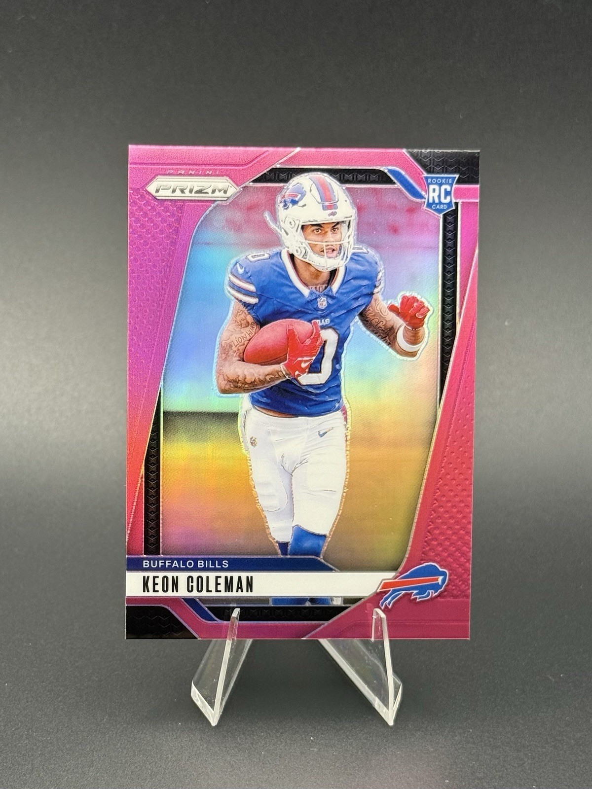 2024 Panini Prizm - Rookies Keon Coleman #362 Pink Prizm (RC)