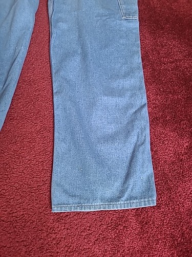 Vintage 60er 70er Sears Denim Latzhose Carpenter Jeans Workwear Union USA 39X29,5" - Bild 9 von 16