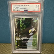 PSA 9 PSYDUCK 2023 Pokemon Mew 151 EN #175 Illustration Rare on eBay