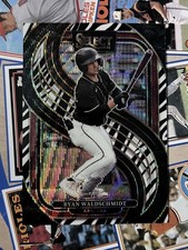 2025 Panini Select Premier Level  Ryan Waldschmidt #144 Zebra Prizm SSP