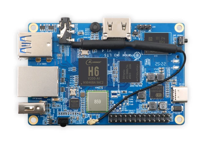 Orange Pi 3 LTS 2GB RAM 8GB eMMC |QuadCore ARM Cortex-A53 |Raspberry Alternative - Image 2 of 4